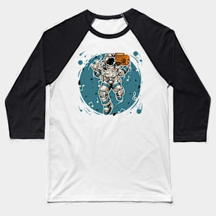 astronaut holding radio dancing Baseball T-Shirt